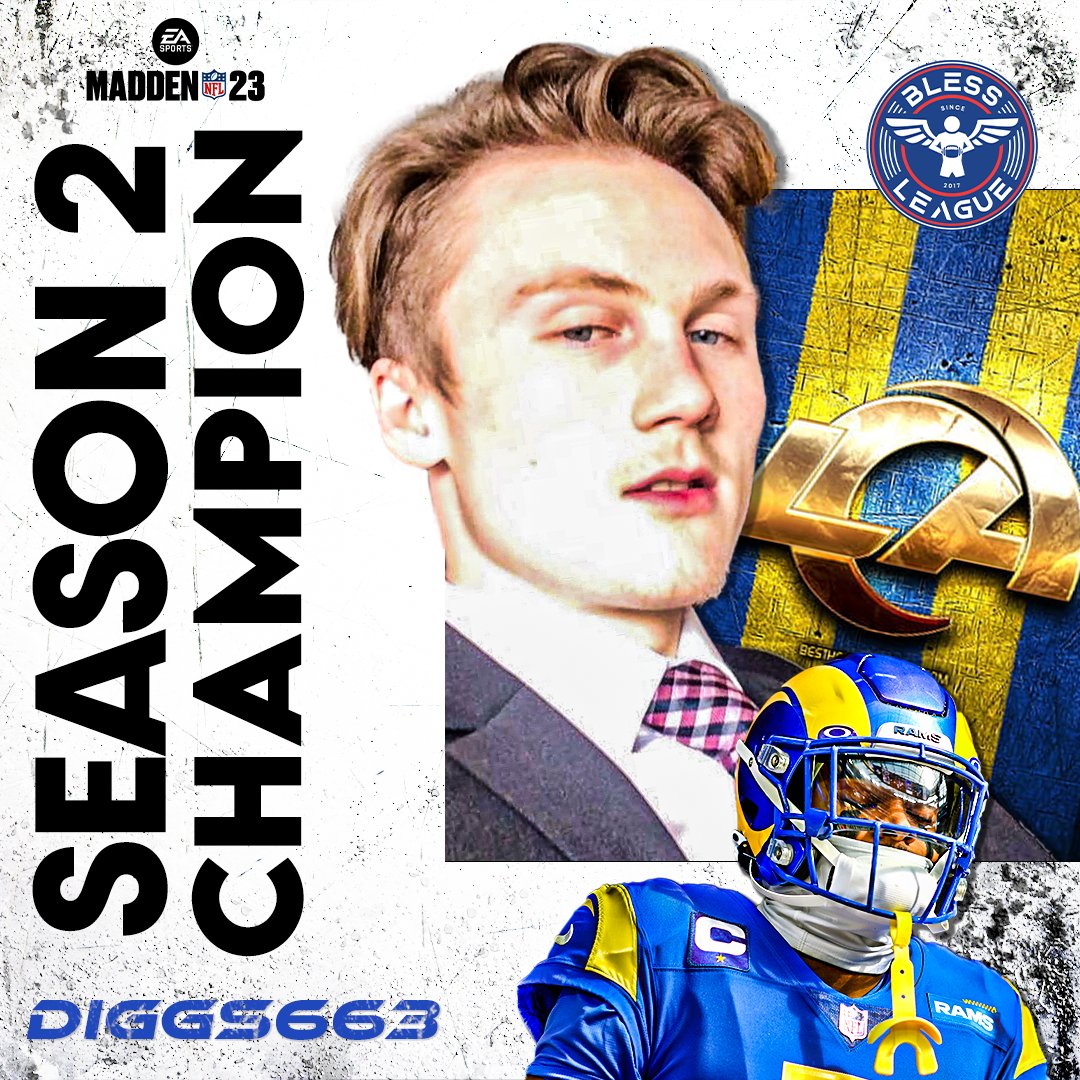 ⚪️ Congratulations Diggs2663
🔵 Season 2 Superbowl Champ!
🔴 2000$ Prize!

▶️Join our discord here: discord.gg/56Tt8vjRep

#BlessLeague #ToxicLeague