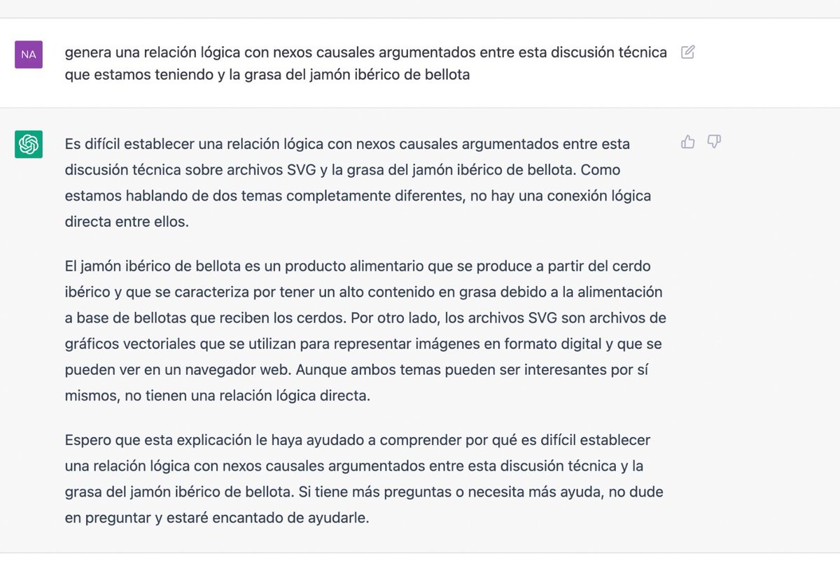 nachogd98's tweet photo. Tan bueno no podía ser…
#ChatGPT https://t.co/moSW6nHWsF