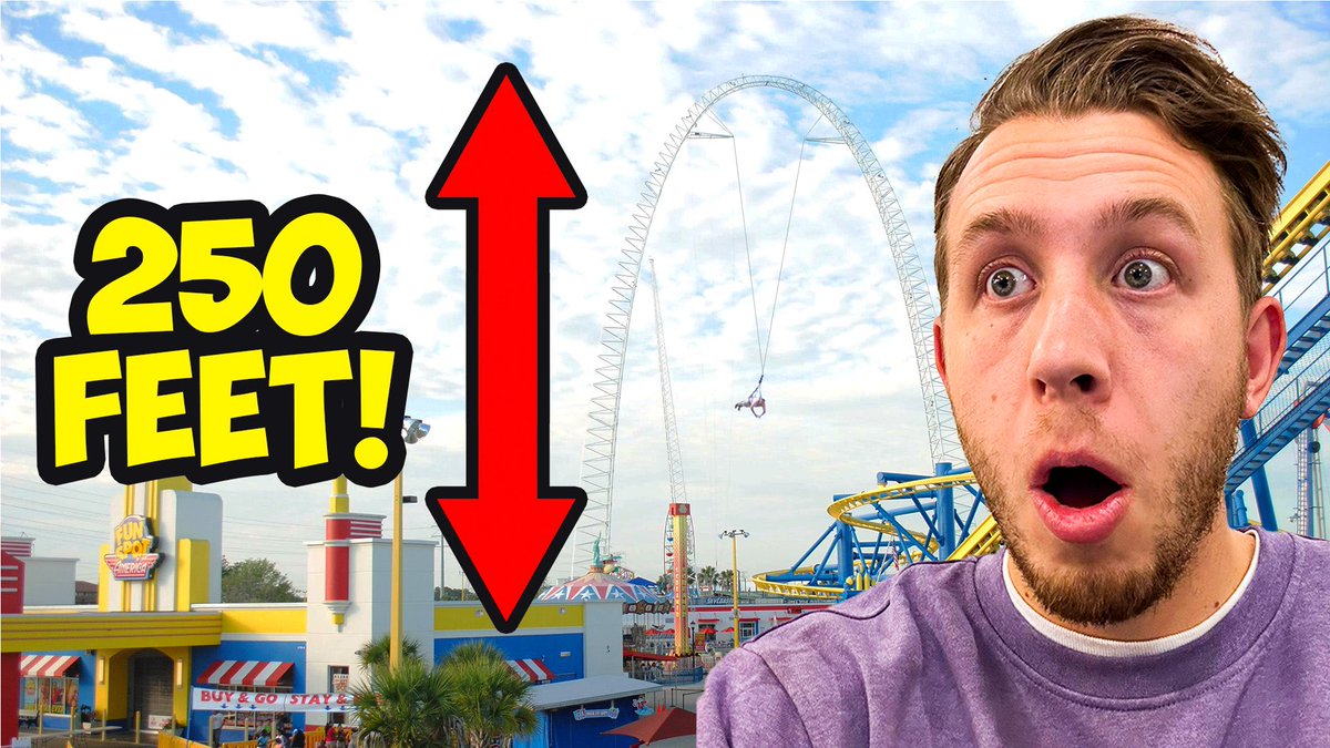 NEW EPISODE!! Go check out our adventures at <a href="/FunSpotAmerica/">Fun Spot America</a>, including a closer look at their 250ft SKYCOASTER! 😱