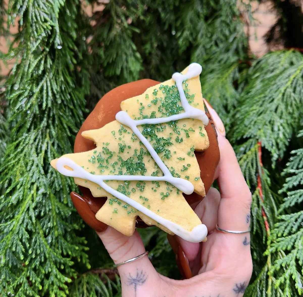 HereforPortland (@hereforportland) on Twitter photo Guess what.. This is a DONUT with a shortbread cookie on top of it. It's only available through Dec. so don't miss out and head over to <a href="/doedonutspdx/">Doe Donuts</a>
#hereforportland #ThisisPortland #portland Guess what.. This is a DONUT with a shortbread cookie on top of it. It's only available through Dec. so don't miss out and head over to <a href="/doedonutspdx/">Doe Donuts</a>
#hereforportland #ThisisPortland #portland