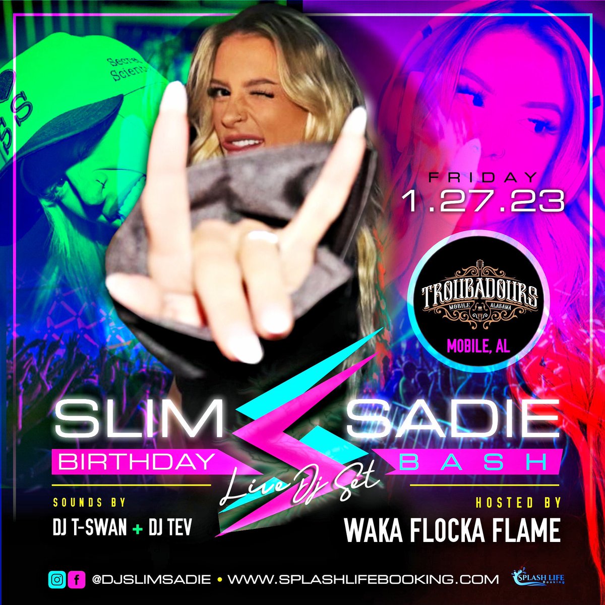 DollahDae's tweet photo. Let’s start 2023 off right 🚀🌊

1/21 @rob49up @PlayaPat_Ycc 

1/27 @WakaFlocka @DJSlimSadie 

2/11 @WakaFlocka @vibefortwalton

TICKETS 🎟 https://t.co/m4AAzMbYXn https://t.co/kfdJ5GhkjH
