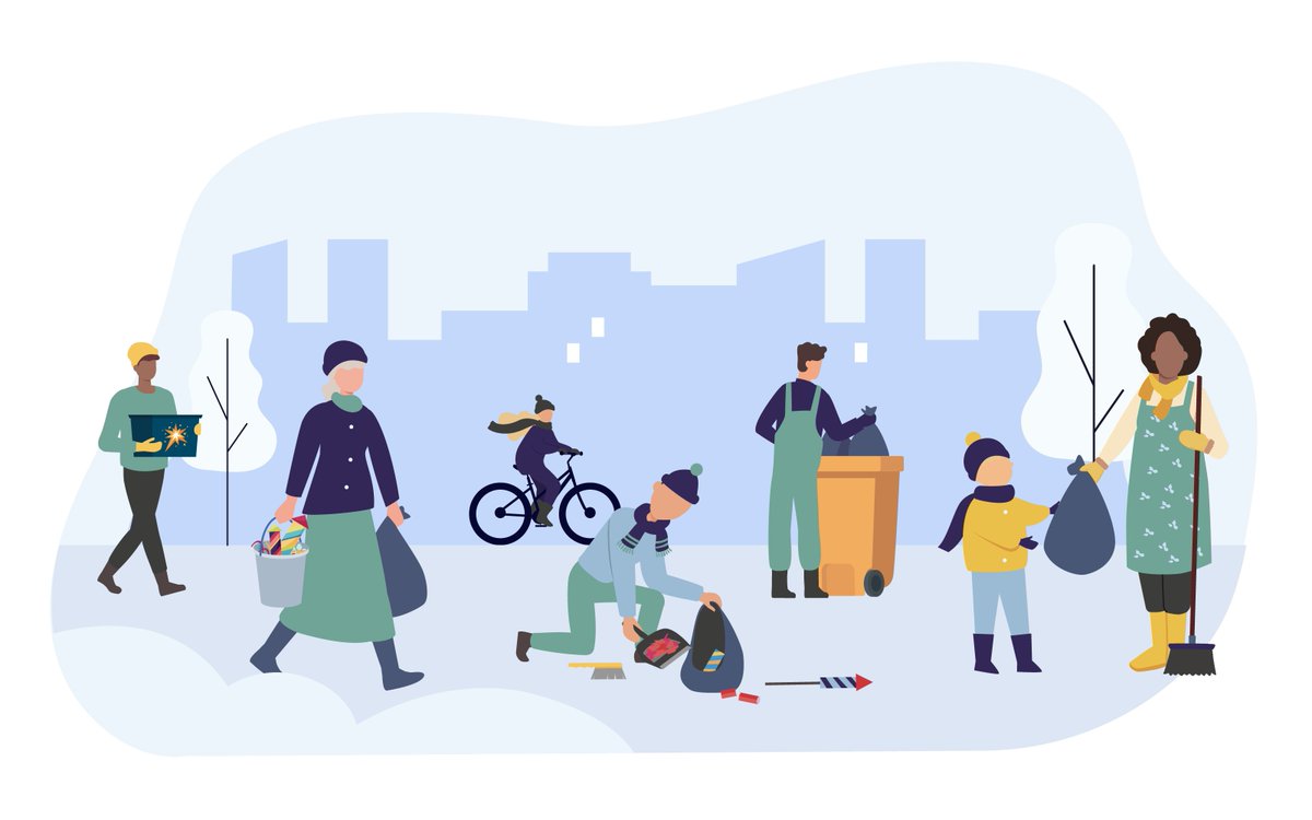 Help je na de jaarwisseling mee met opruimen van vuurwerkresten? Zo houden we de omgeving en de bodem schoon. Met verschillende gemeenten organiseert Circulus weer opruim- of inzamelacties. Weten hoe het bij jou georganiseerd is? Ga naar bit.ly/3hVTsEz  #schonebuurt