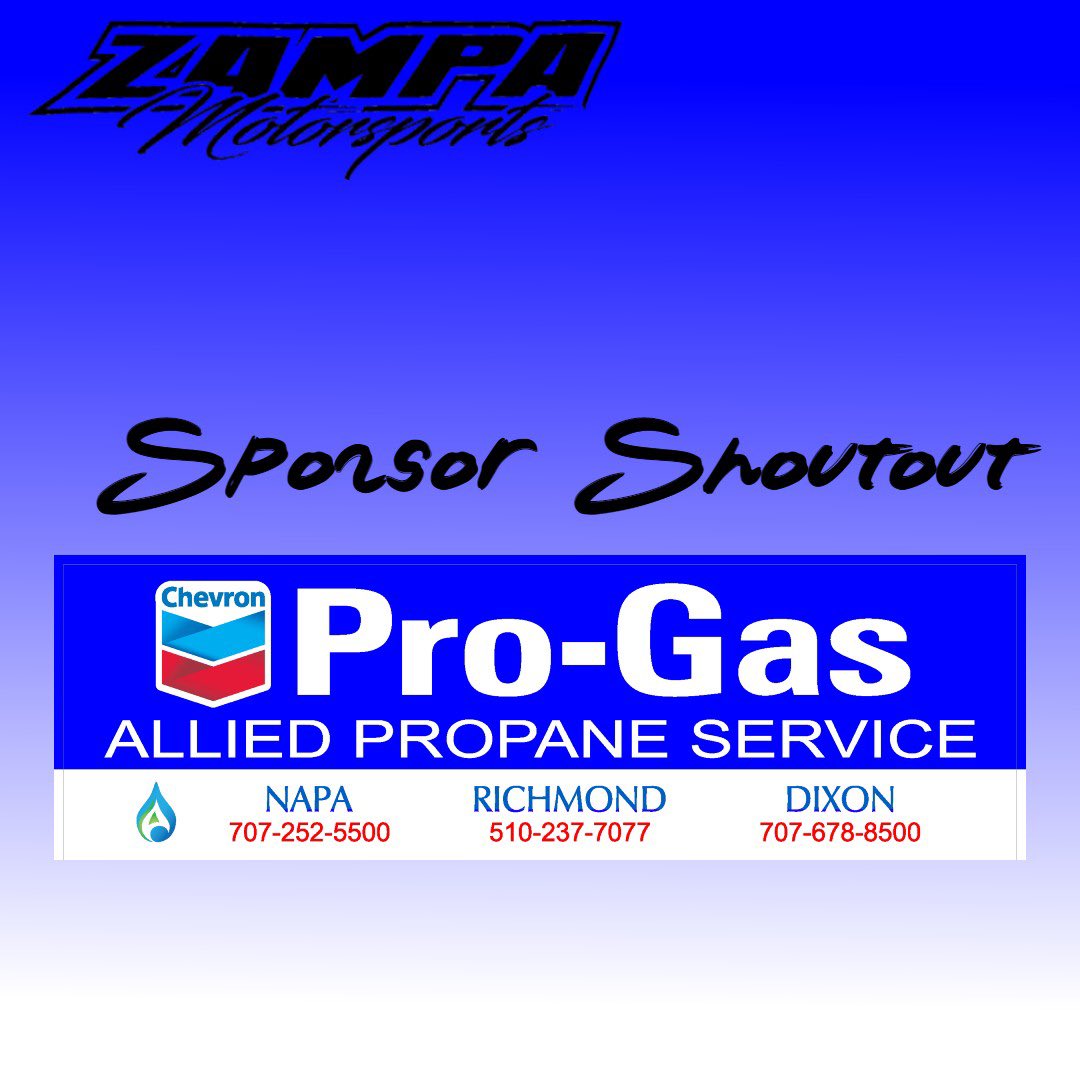 SPONSOR SHOUTOUT

Today I want to take the time to thank 
Allied Propane Service. They have been a great support to our race program and couldn’t be where I am today with out them. 

Thank you Allied Propane Service for all the support over these last couple of years.