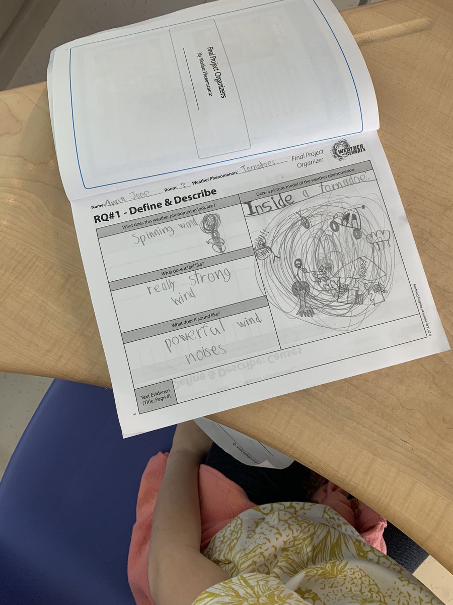 Researchers have been hard at work collecting and organizing facts about their chosen weather phenomenon. These pics are from our 1st week: defining &amp; describing our topic. When we return, the scientists are researching related natural hazards. <a href="/ClubBlvdManatee/">Club Boulevard</a> <a href="/AmericanReading/">American Reading</a>