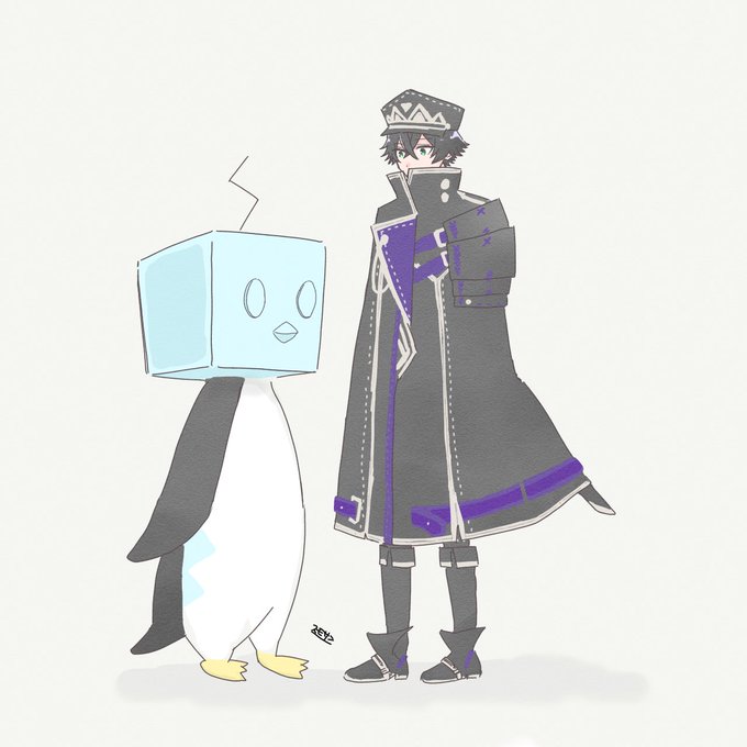 「male focus penguin」 illustration images(Latest)｜3pages
