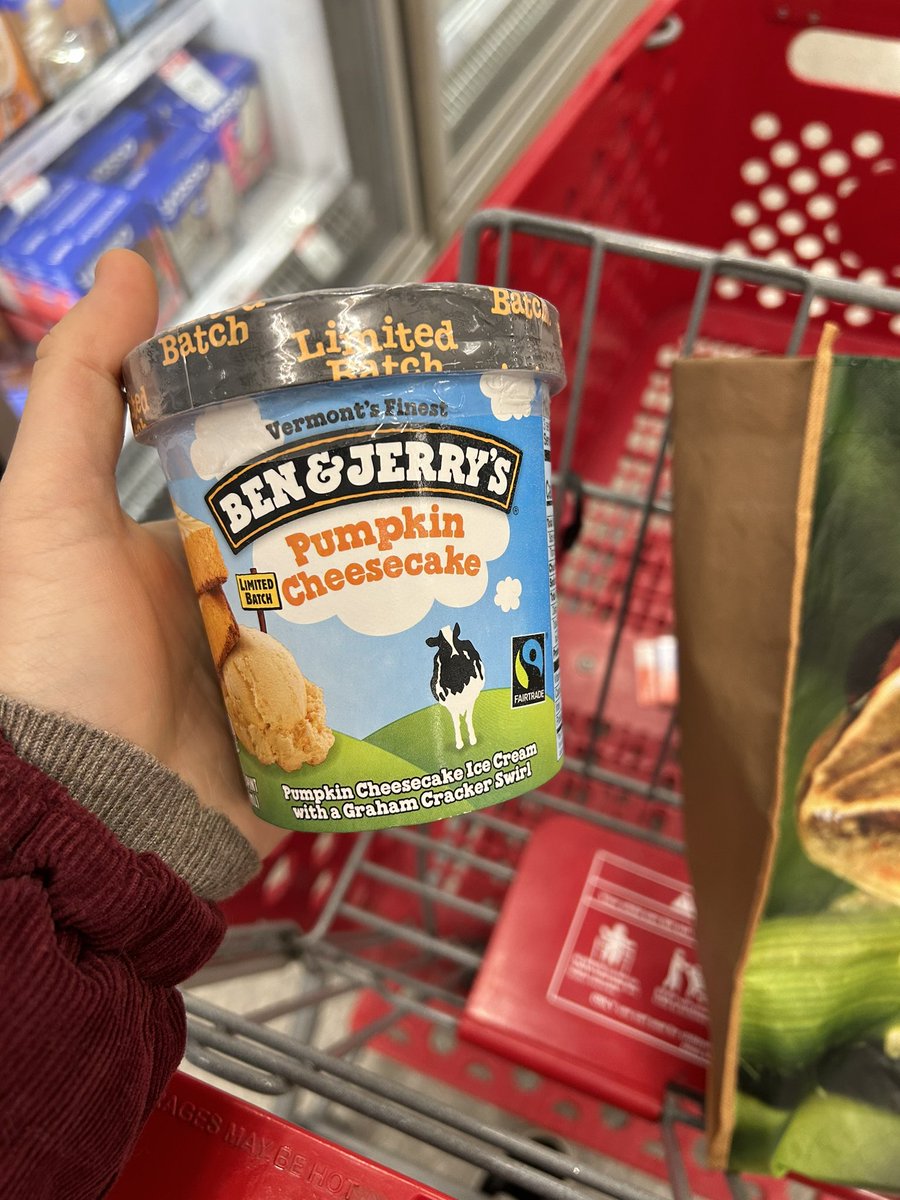 erinlovescows's tweet photo. This is a public apology to @benandjerrys for commenting on too many of their posts about my inability to find this flavor this year; it came from a place of fear that it had been discontinued, and severe fomo. But don’t worry crisis avoided!! Thank you Denver-area Target!!! https://t.co/VzUr1sGaP5