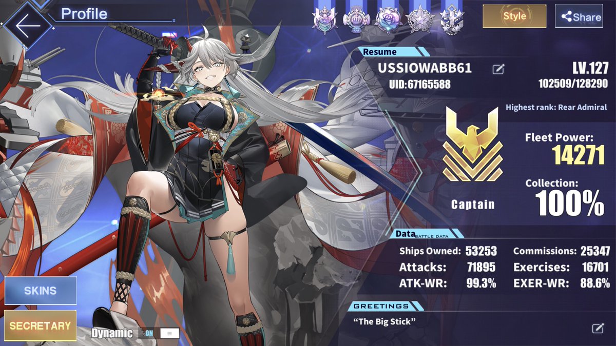 ||: Back at 100% uwu     #AzurLane #AL