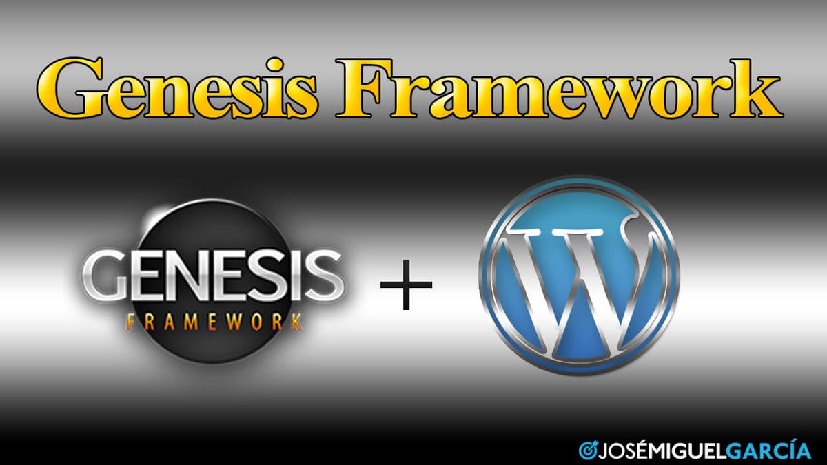 JoseMiguelMKD's tweet photo. Genesis Framework : Crea tu blog en #WordPress con el mejor tema – Mega Tutorial #GenesisFramework https://t.co/nvOhrJImEv https://t.co/m6oD77MPvZ