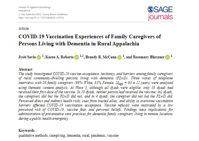 Southern Gerontological Society on X: “New! COVID-19 Vaccination