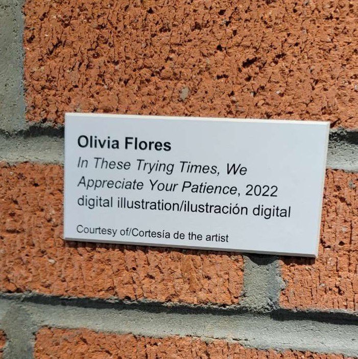 TheKittyPims's tweet photo. a piece i made about environmental awareness in San Bernardino is hanging in the Cheech in riverside 🥹♥️ 

not pictured, me and my dad crying in the club bc im in a big art museum🥹 https://t.co/wMgJmg0rDN