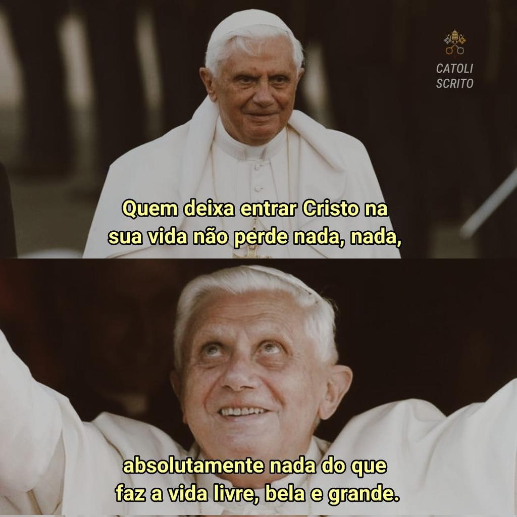 catoliscrito's tweet photo. Emérito Bento XVI 💛 https://t.co/tZSbH1z3wu