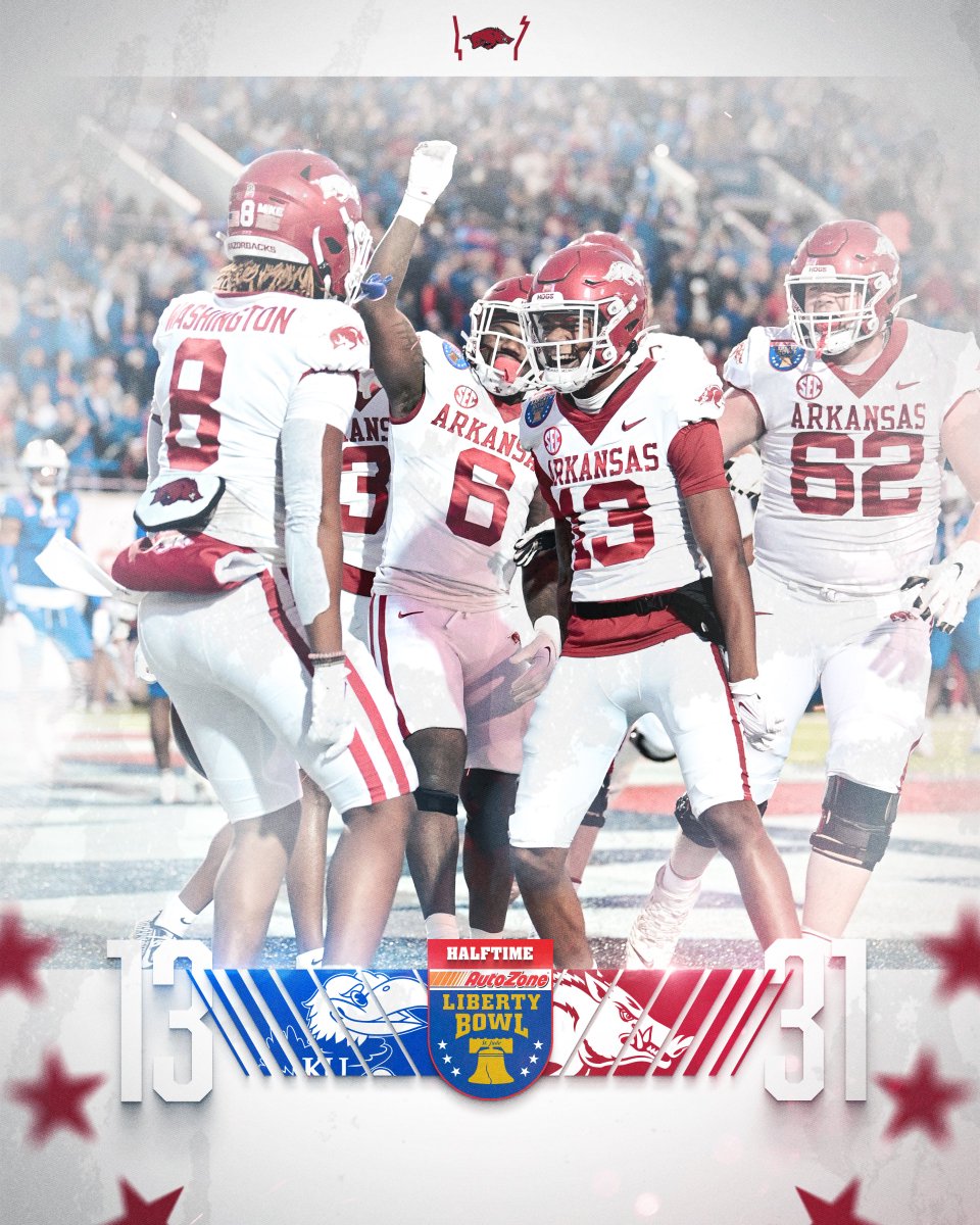 RazorbackFB's tweet photo. More to do here in Memphis https://t.co/CFZyhnwlvX
