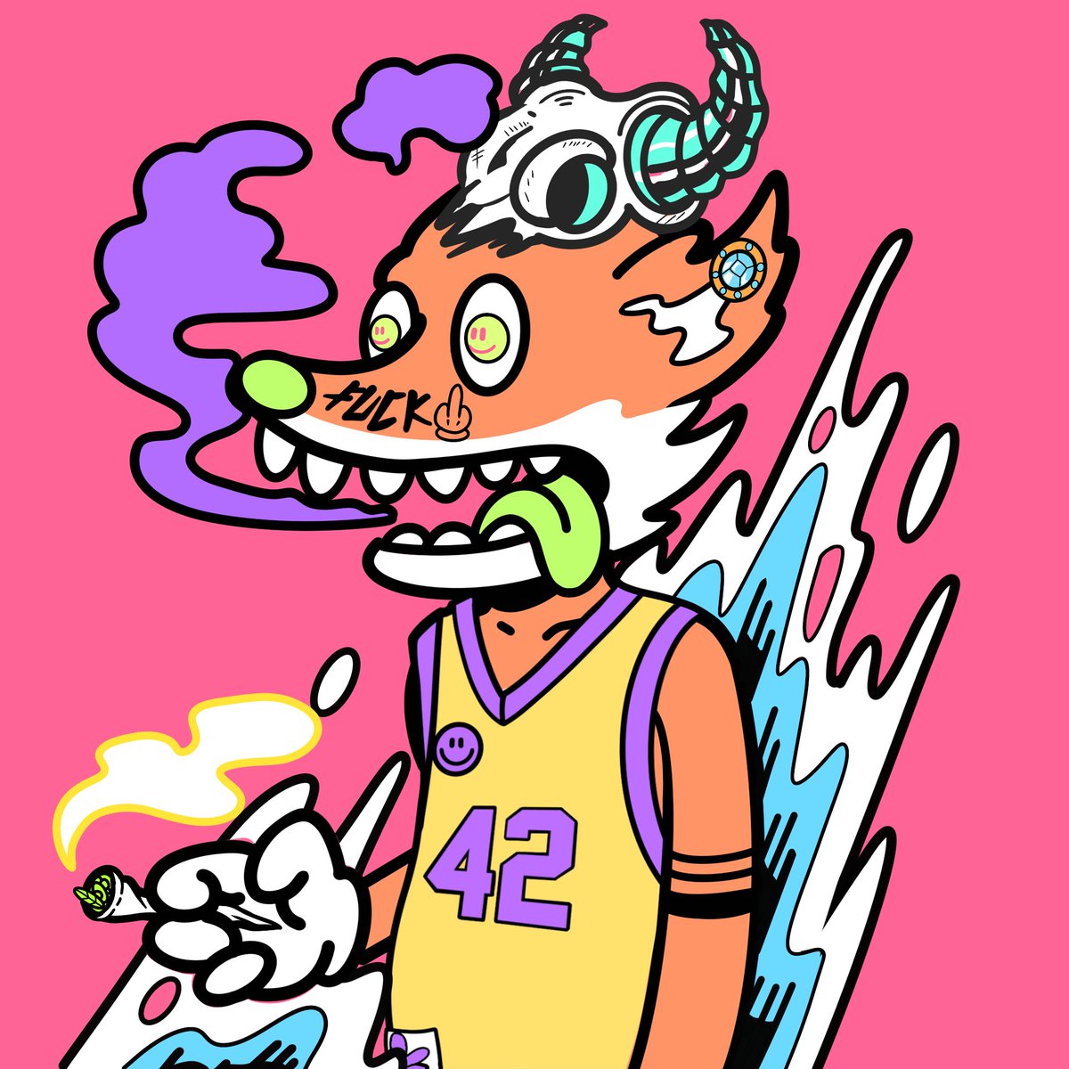 WeeFox4's tweet photo. Posting an NFT everyday until Snoop Dogg Retweet us. Day 53

#NFTCommunity #NFT #NFTcollections #Nftart #WeeFox #WeeFoxEveryday #NFTArts #420Life #StonerFam #cannabislife #SnoopDogg https://t.co/nejAbnVwSB