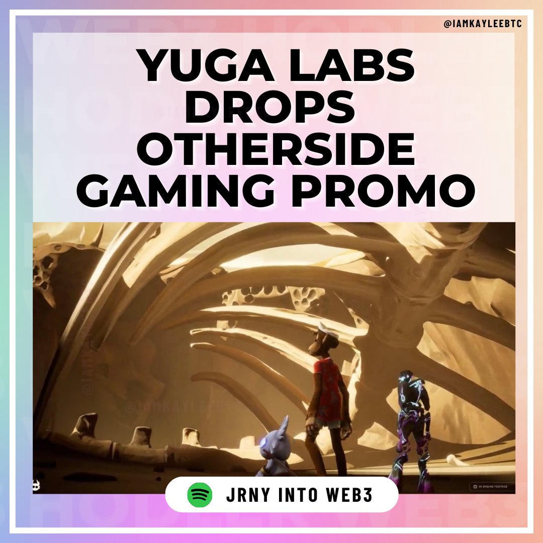 Yuga Labs the NFT project behind Bored Ape Yacht Club, and Mutant Ape Yacht Club, drop an upcoming teaser 

into the Otherside Metaverse world and hinting of a release this winter 📣

Thoughts on this zesty #cryptonews? 📢 #nfts #web3