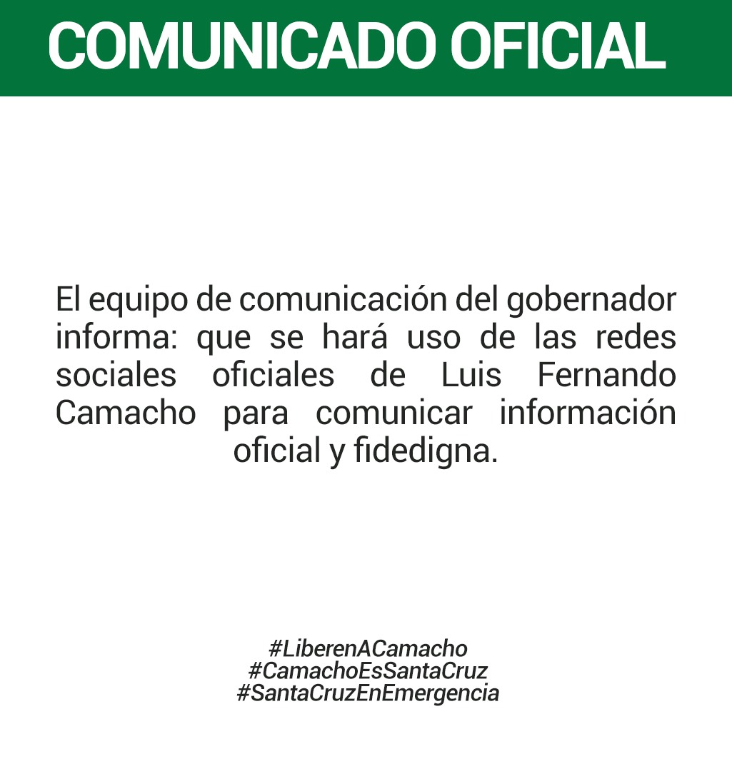 LuisFerCamachoV's tweet photo. #ComunicadoOficial https://t.co/71TpFHtFwG