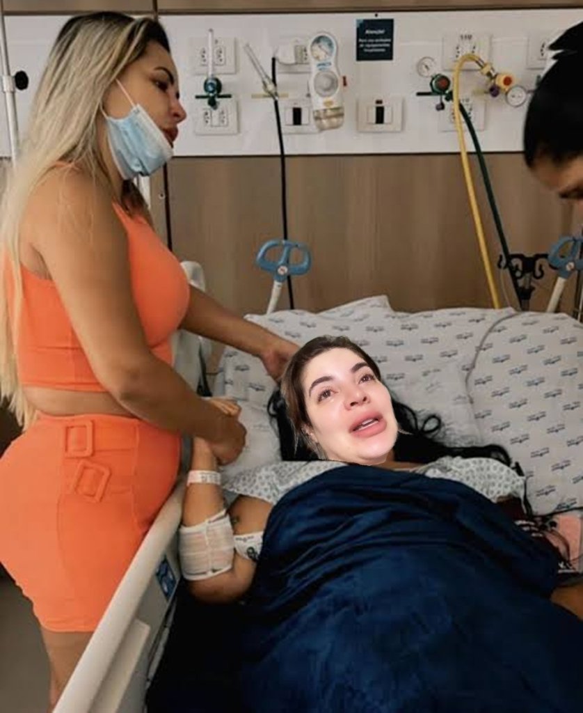 atencaofofocas's tweet image. 🚨 VAZOU! Deolane faz visita surpresa pra Gkay no hospital e foto acaba vazando