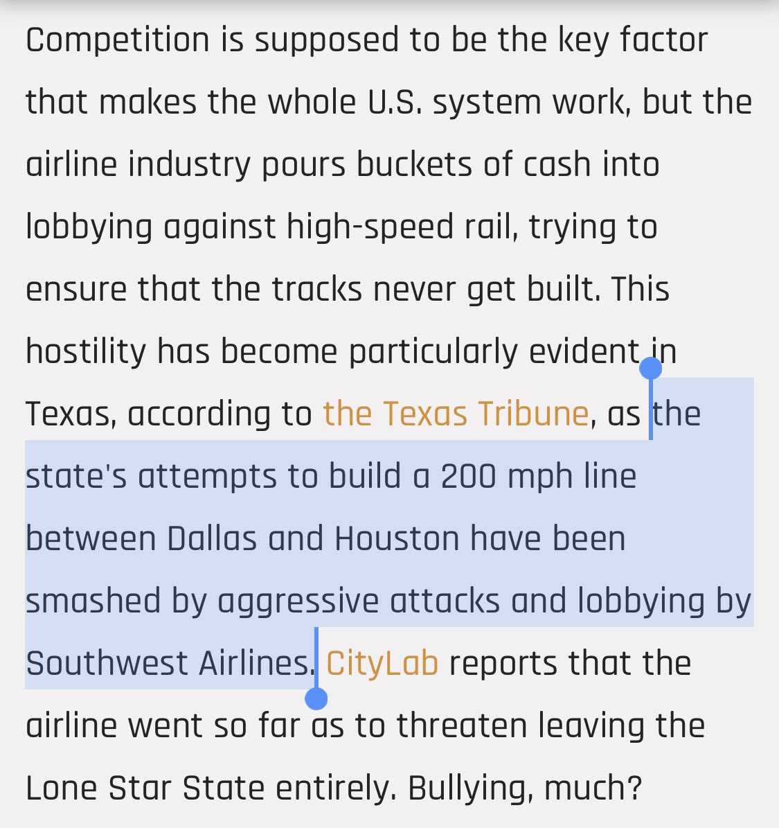 itsteejco's tweet image. Wow it’s almost like capitalism stifles competition 🤔