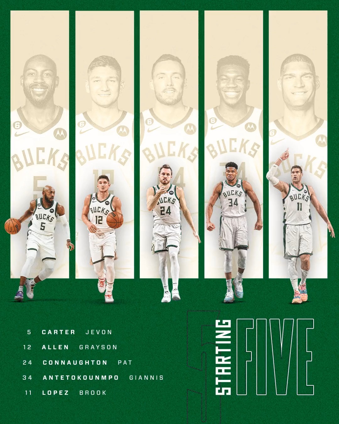 Milwaukee Bucks on X: Tonight's threads.  / X