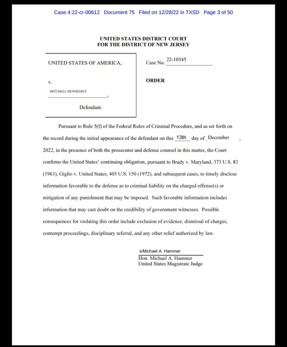 thetraderbabe's tweet photo. Arrest of Mitchell Hennessey @Hugh_Henne of @PGIRPod documents now entered, bond amount, and appearance filed
#AtlasTrading #doj #sec https://t.co/9CtGzbLel3