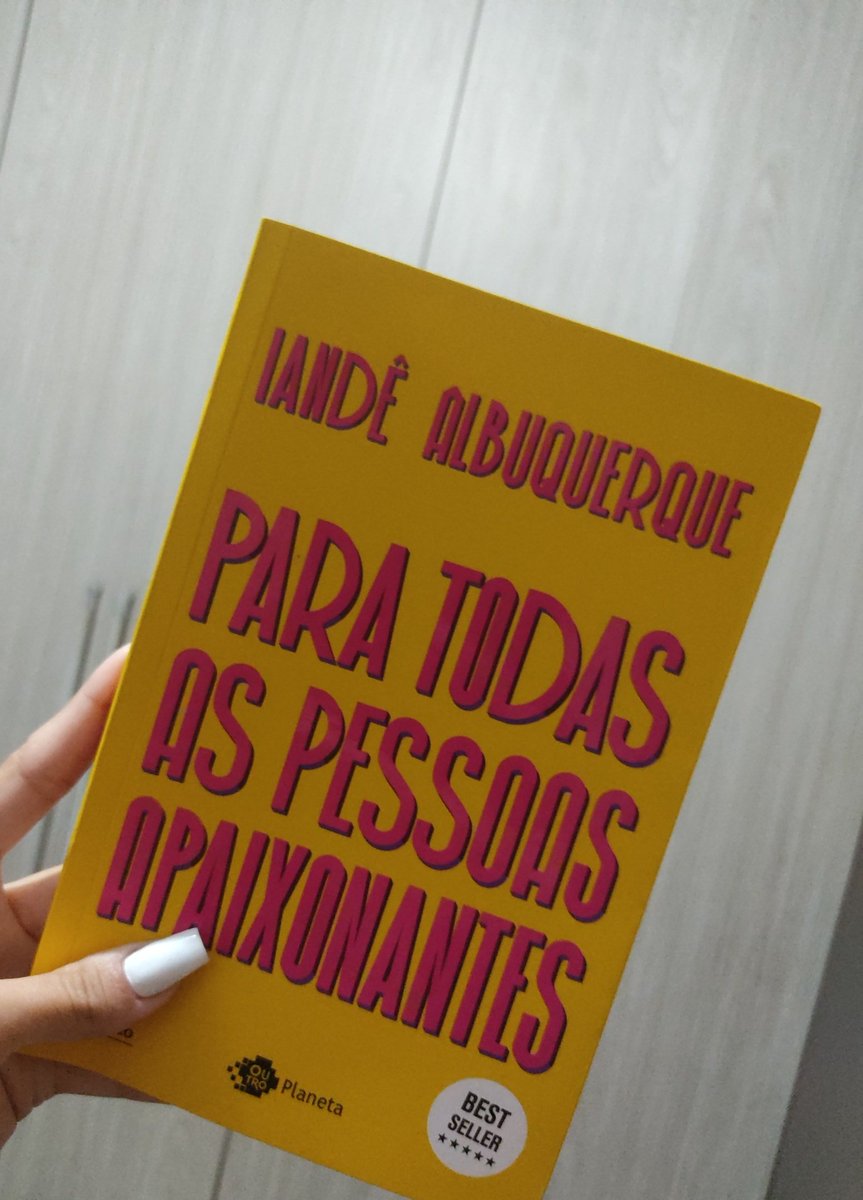 Acabei de finalizar a minha primeira leitura do autor <a href="/IandeAlbuquerq/">Iandê Albuquerque</a> .

Não existe palavras para descrever o quão grande é o ensinamento que esse livro possui. Eu super recomendo.

📖: Para todas as pessoas apaixonantes.