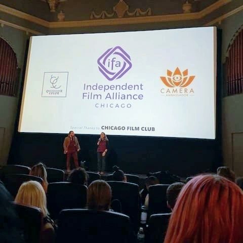 IFAChicago's tweet photo. Thanks to everyone who came last week to enjoy award-winning, Chicago made indie pilots from talented local filmmakers.🙌 Stay tuned for more in 2023! #ifachicago #quicksilvercolor #indiefilmmaking #indie #chicagofilmscene #chicagofilmmaker #FilmInChicago https://t.co/8M7MH3V1Ny