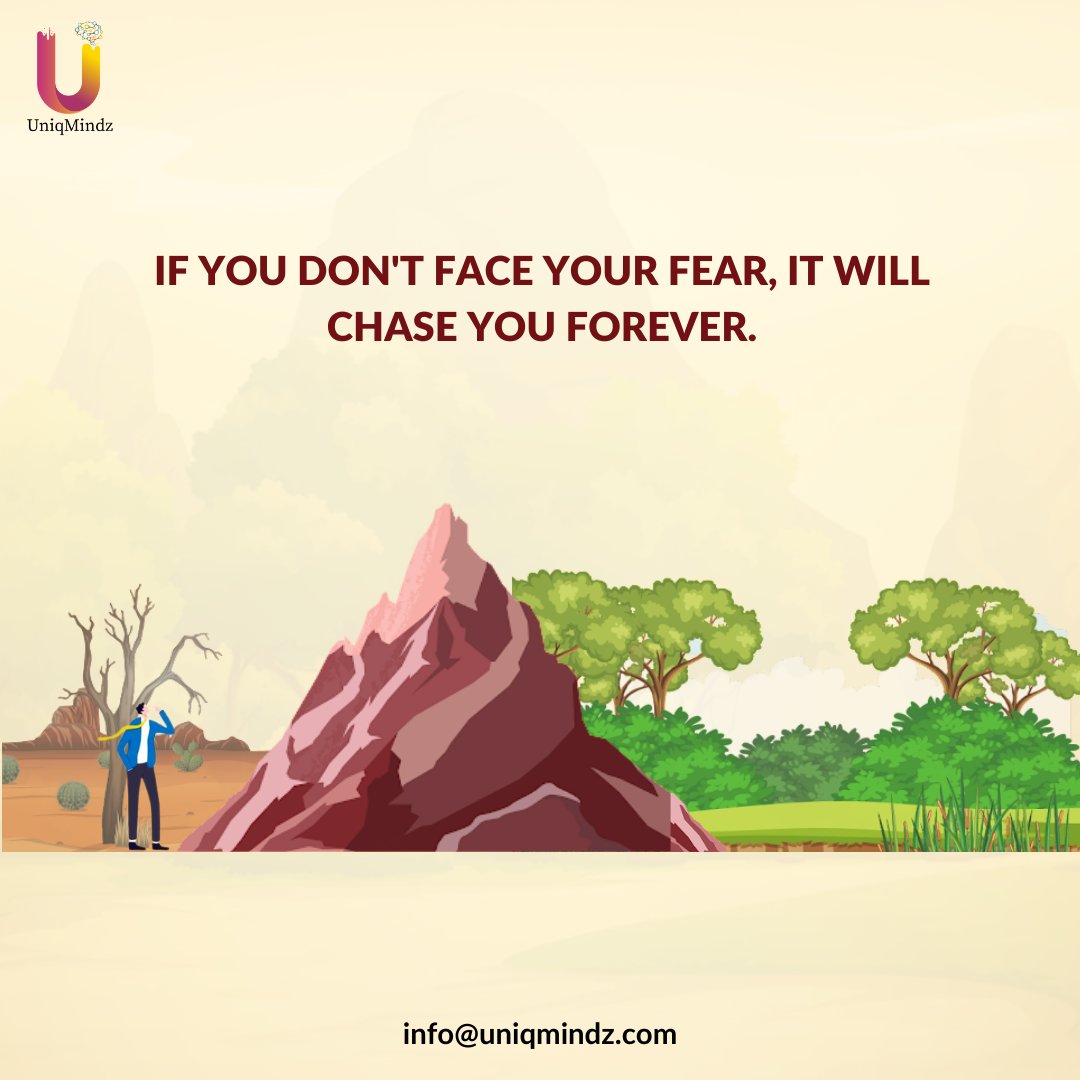 UniqMindz's tweet photo. It takes a lot to stand out from the rest. And as you know, taking risks is at the core of that. So first you need to face your fear. #ThursdayThoughts
#thursdayvibes #Motivation
Contact us: info@uniqmindz.com https://t.co/x3EjCxz5p8