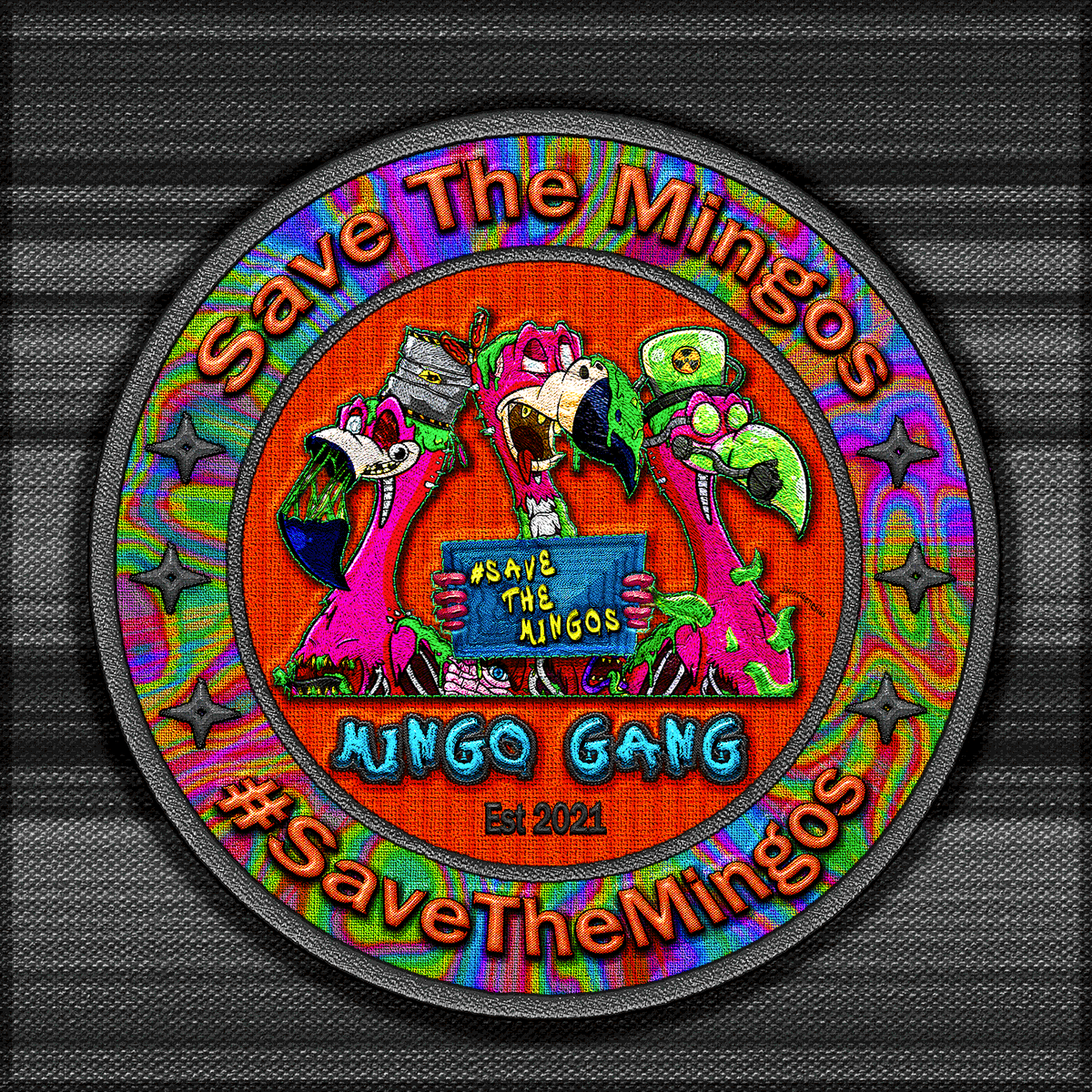 GenesiusOfRome's tweet photo. Samples, anyone?

Working on generating the new @SaveTheMingos badges!

OG $ETH Mutant AND $SOL @FlashyFlamingos holders (prior to cut-off date) will be able to claim. 

These badges are the #Serum that'll restore the Mutants @0x_Vinyl made for our collection to the #SavedMingos. https://t.co/v7SBf07IGI