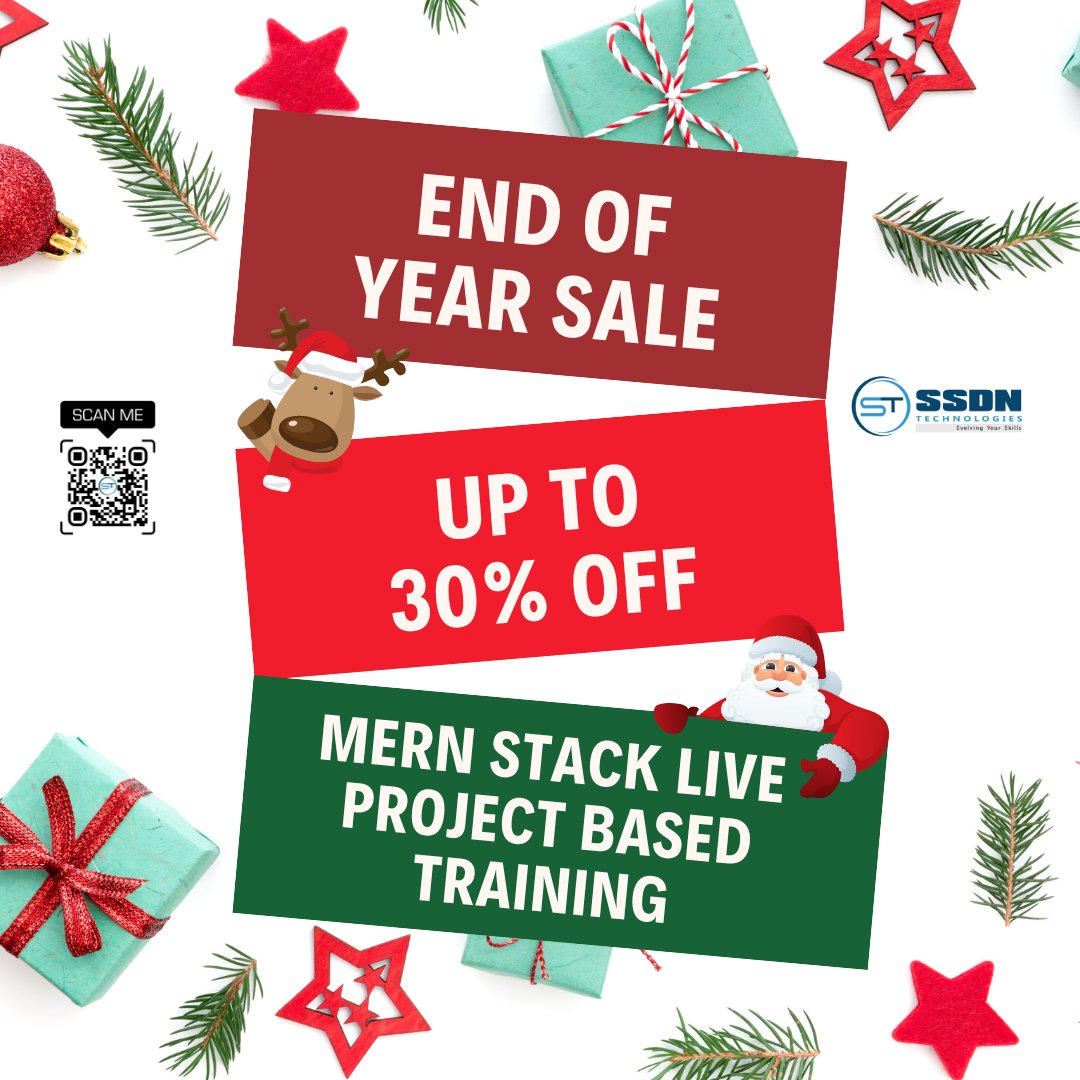 ssdntechnologie's tweet image. We are in the last days of 2022. Make sure to make each day count. Register now to grab the year end discount: ssdntech.com/web-developmen…
#mernstackdeveloper #mernstack #meanstackdeveloper #meanstack #reactjs #react #development