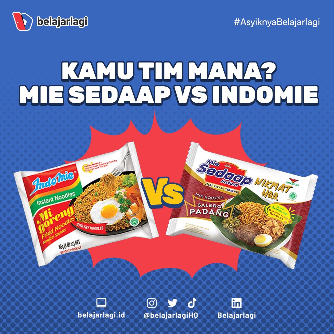 Mie Sedaap kayaknya susah ngalahin “sang raja” Indomie di pasar Mie ...