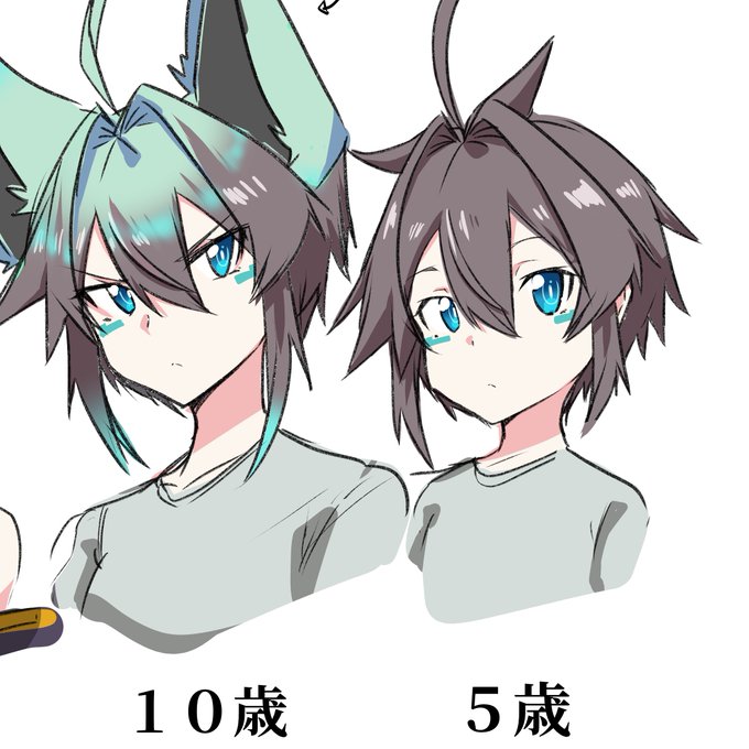 咲子ちゃん成長
5歳
10歳
12歳
自称 