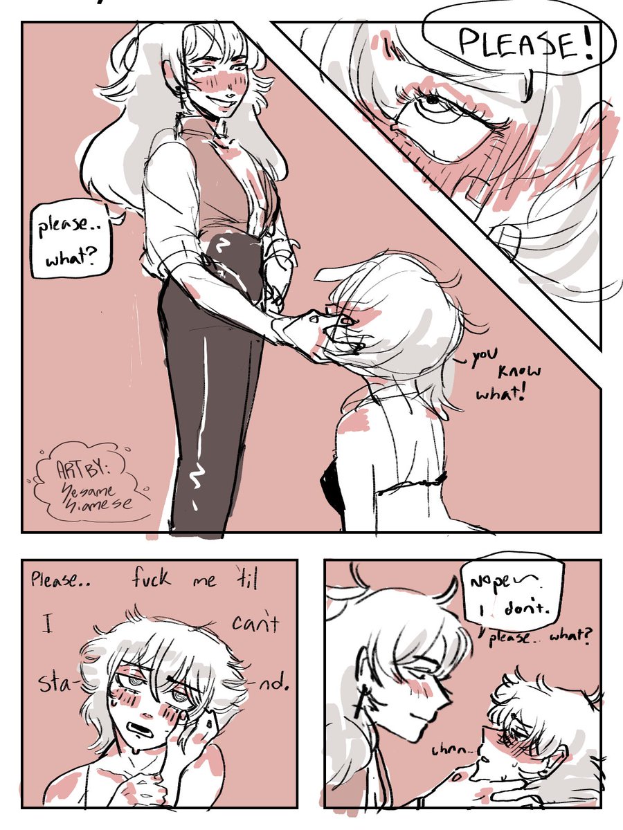 SesameSiamese's tweet photo. retweet if you're gay #digitalart #kritaart #womenart #nsfwcomic #nsfwart #nsfwtwt #twitterart #yuri #yurilove #femdom #bdsmِ https://t.co/acl1oupfKh