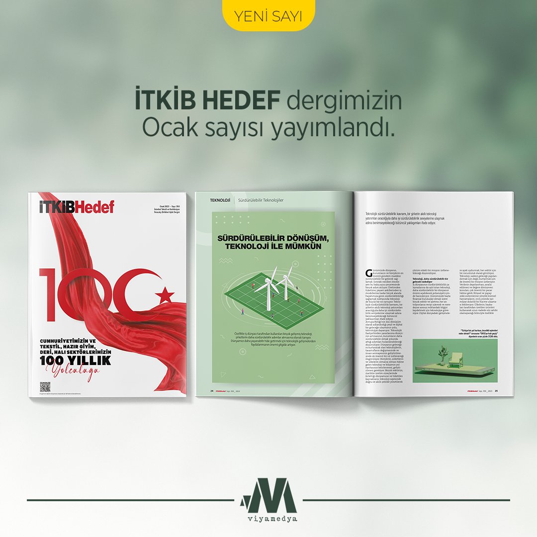 İstanbul Tekstil ve Konfeksiyon İhracatçı Birlikleri (İTKİB) için hazırladığımız dergimiz HEDEF’in Ocak sayısı yayımlandı!

#itkibhedefdergisi #itkib #itkibhedef #yenisayı #özlemkaya #manuatelier #dergilik #hedefdergisi