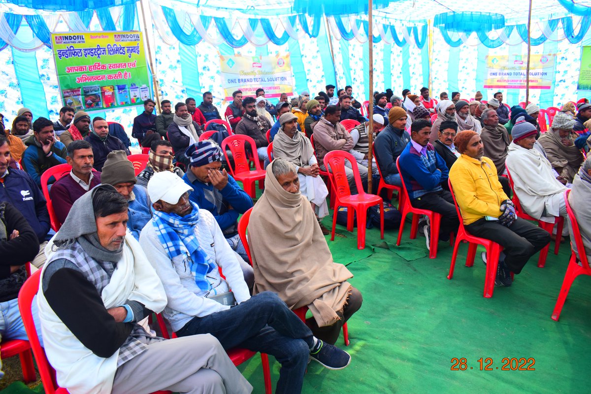 amfuroorkee's tweet photo. आईआईटी रुड़की ने भू-अमृत किसान उत्पादक संगठन के साथ किसान चौपाल आयोजित कर बढ़ती ठण्ड में फसल प्रबन्धन को लेकर किसानों को किया जागरूक... #gkms #iitr @WRDM_IITRoorkee https://t.co/MwxlAnZf0F