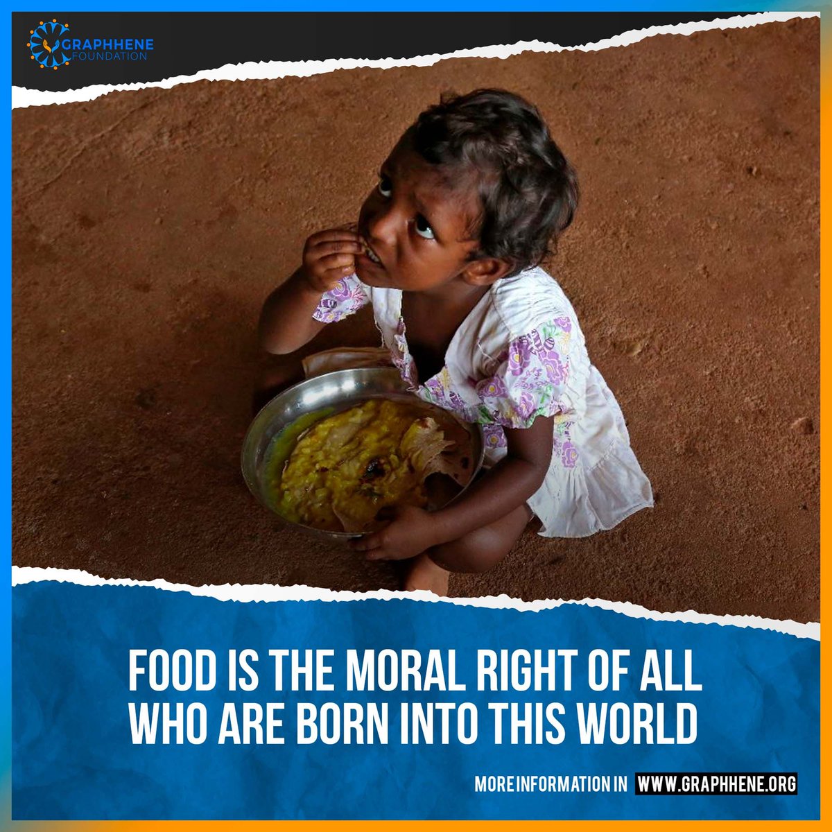 GraphheneF's tweet image. Children struggle with a lack of nutritious food, which leads to malnourishment. When children are well-nourished, their potential knows no limit. Let&apos;s play our roles and do whatever it takes to help them grow healthy and happy.

#GraphheneFoundation #ngonoida #noidango