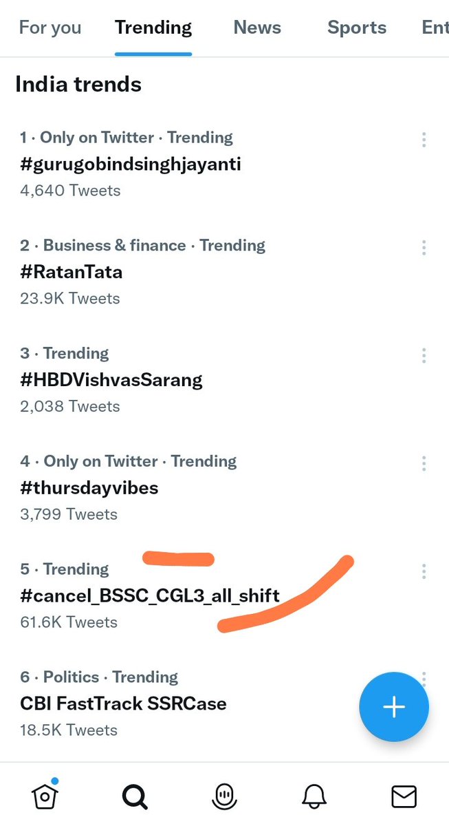 Cancel all shift exam taken by BSSC on 23&amp;24 December. Trend no 5
<a href="/yadavtejashwi/">Tejashwi Yadav</a> <a href="/NitishKumar/">Nitish Kumar</a> <a href="/aajtak/">AajTak</a> <a href="/indiatvnews/">India TV</a> <a href="/PMOIndia/">PMO India</a>
#cancel_BSSC_CGL3_all_shift