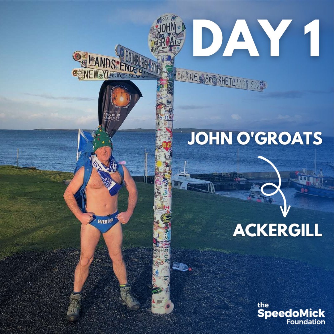DAY 1 PEOPLE!!!!! LETS F***IN AV IT!! 🤪

Stay tuned to see what I get up 2 on the way ✌️

An as always the link is here to donate who loves ye baaaabeee ✌️✌️💙 gofund.me/e6c6d6f3

#johnogroats #ackergill #charity #scotland #suicideprevention #mentalhealth #addiction