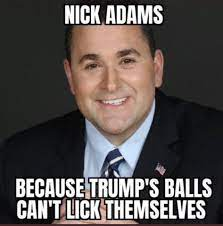 ektaka's tweet photo. @NickAdamsinUSA Nick Adams is a ball licking beta male. https://t.co/V0ESwnzrxP