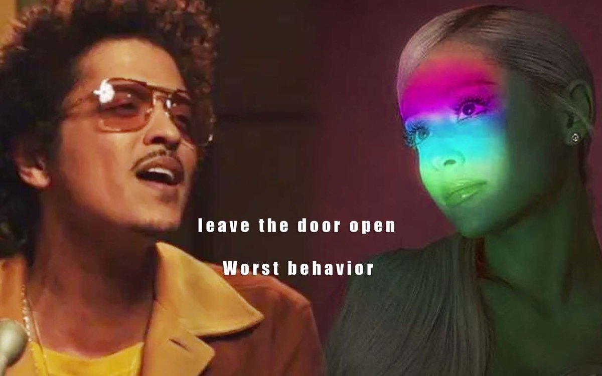 ZZCRAYON's tweet photo. Obvious x Leave the door open Bruno Mars/Ariana Grande/Anderson Paak/Sil... https://t.co/8pKr73n1AE 来自 @YouTube https://t.co/TgbBEdQgTA