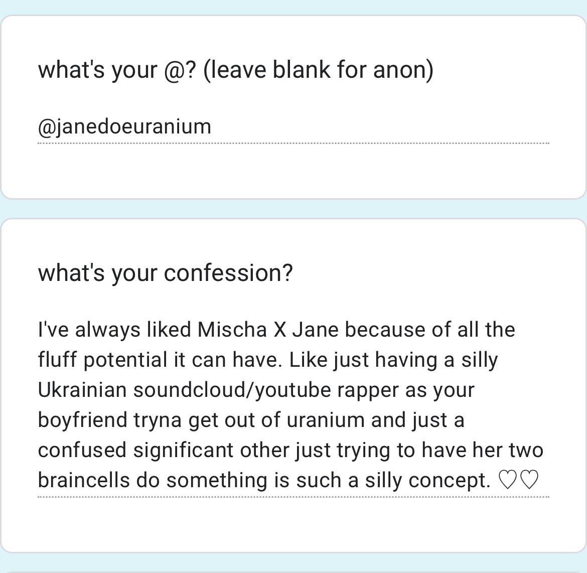 submitted by @JaneDoeUranium