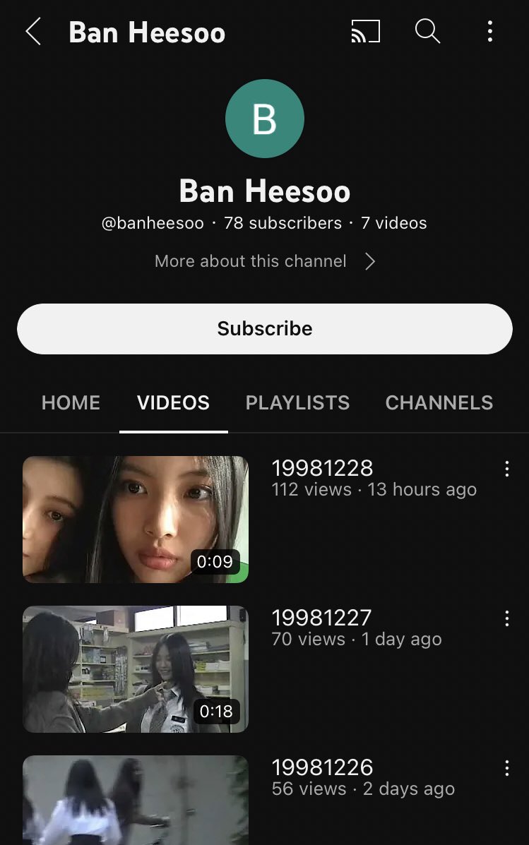dazzibellefied's tweet photo. ktokkis found a youtube channel belonging to heesoo where clips that aren’t in the music video are being posted 

https://t.co/4VPonnJ8yo https://t.co/yiBvPcXWsZ