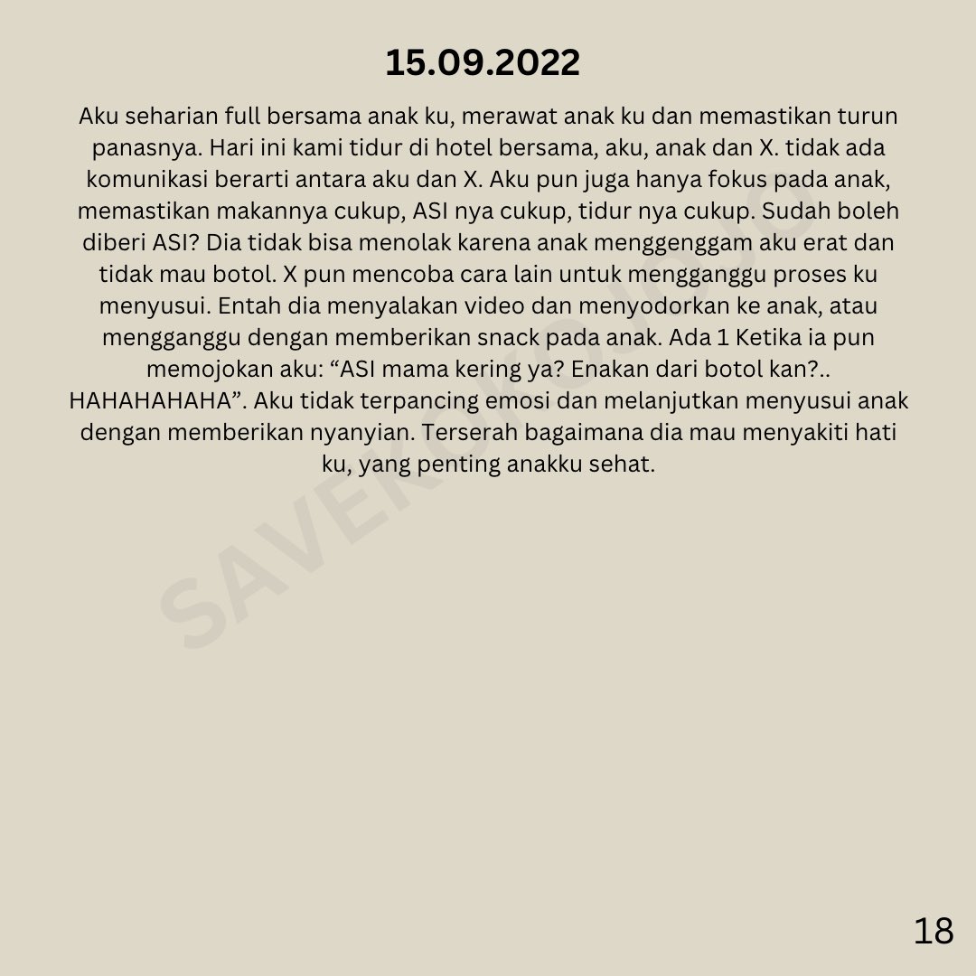 babyGspeakUp's tweet photo. 1509 aku merawat anak ku hingga benar2 fit. 1609 hari dimana anak ku diambil lagi oleh x dengan dasar isi mediasi 4, 1 bulan di x dan 1 bulan di aku. Hingga saat ini aku ga tau dimana anak ku dan bagaimana kondisinya. Smua akses komunikasi ditutup. KEMBALIKAN JOJO! #safejojo https://t.co/POLrStv0c5