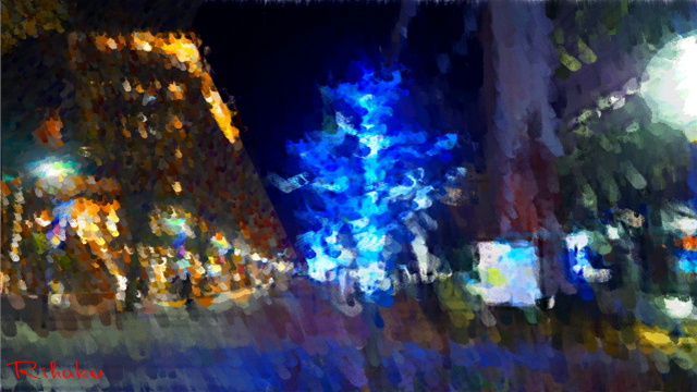 こんばんは
今日もおつかれさまでした
Rihakuさんご提供の作品
「冬の夜景」です

いつのころからかでてきた
LEDブルーのライトアップ
少々さむい印象をあたえますね
昔ながらの白熱球のあたたかい
電球色がなつかしい今日この頃です
＃夜景　＃Japan　＃Tokyo