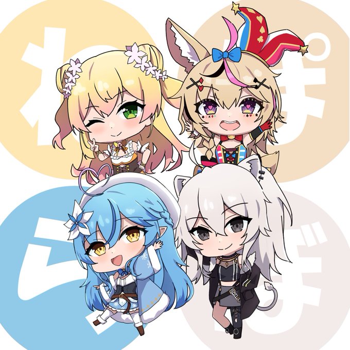 ミニ
🍑🎪❄️♌️

#LamyArt
#絵まる
#ししらーと
#ねねアルバム 