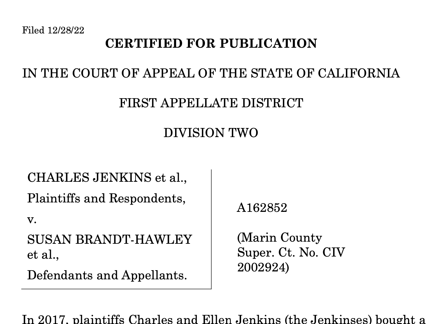 Chris Elmendorf on X: "Wow! Just days after expansive "students are  pollution" CEQA ruling from First District Court of Appeal, another panel  of same court has vindicated a malicious prosecution counterclaim to