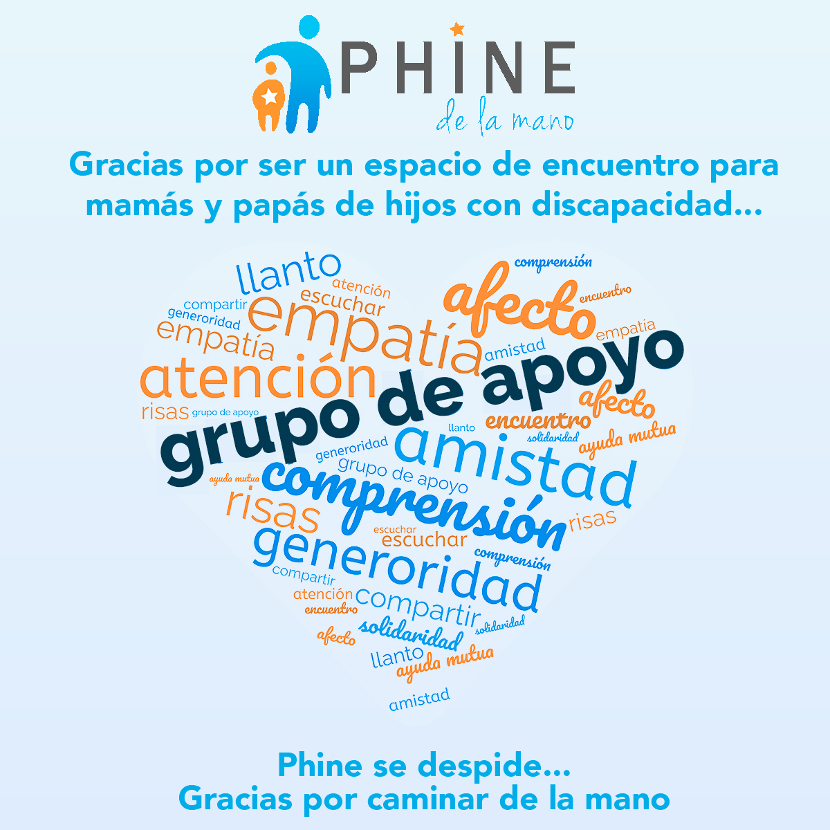 PHINE se despide…
Gracias por caminar de la mano
#SomosPhine