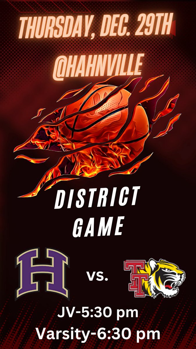 Hahnville Women’s Basketball (@hahnvilleltb) on Twitter photo IT’s District Time!! Come out and support the Lady Tigers of Hahnville High as they take on the Terrebonne Lady Tigers TOMORROW, December 29th @Hahnville High for 5:30 pm JV girls and Varsity Girls to follow.@HahnvillMensBb <a href="/drasmith10/">Arrianna</a> <a href="/hahnville/">Greta La Branch</a>sports <a href="/hahnville_stuco/">Hahnville StuCo</a> IT’s District Time!! Come out and support the Lady Tigers of Hahnville High as they take on the Terrebonne Lady Tigers TOMORROW, December 29th @Hahnville High for 5:30 pm JV girls and Varsity Girls to follow.@HahnvillMensBb <a href="/drasmith10/">Arrianna</a> <a href="/hahnville/">Greta La Branch</a>sports <a href="/hahnville_stuco/">Hahnville StuCo</a>