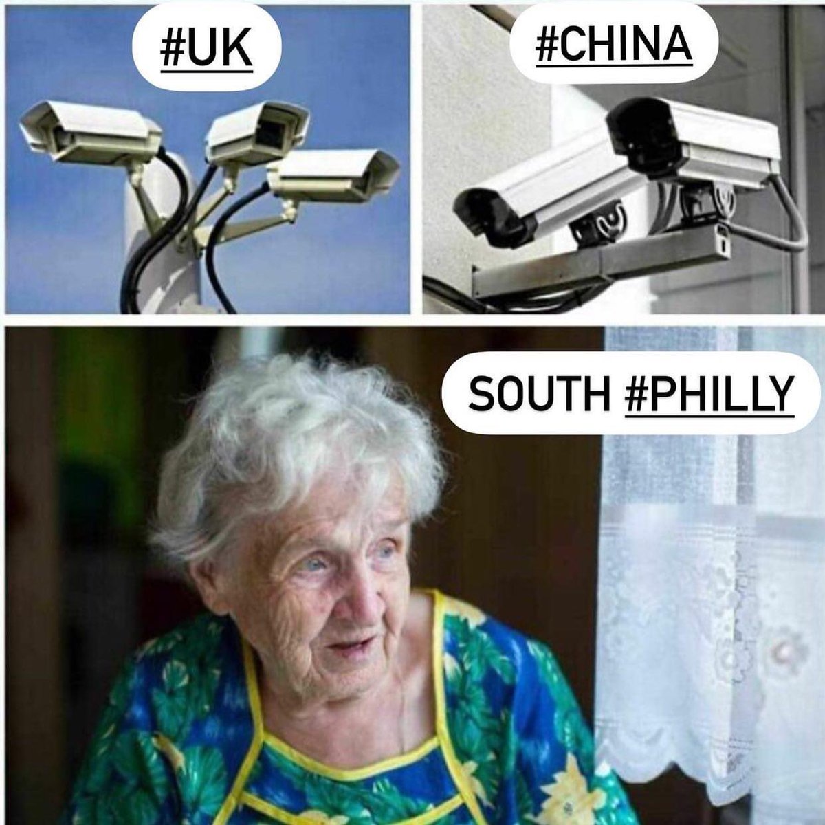 Merchandise7X's tweet photo. Thanks to the people of South #Philly, @PhillyMayor, @PhillyPolice and @PhiladelphiaGov don’t need to spy on residents of #Philadelphia like they do in #uk,#france,#china, #nyc,#losangeles,#italy, #germany,#australia, #canada #singapore.Just stating facts so no hate mail please🥺 https://t.co/f3tdOoTmNd