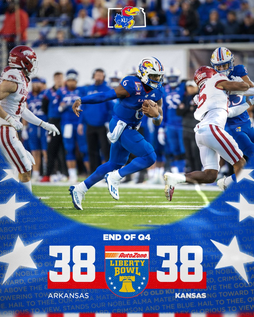 KU_Football's tweet photo. HOW BOUT SOME OT BABY https://t.co/GQo414d1wr