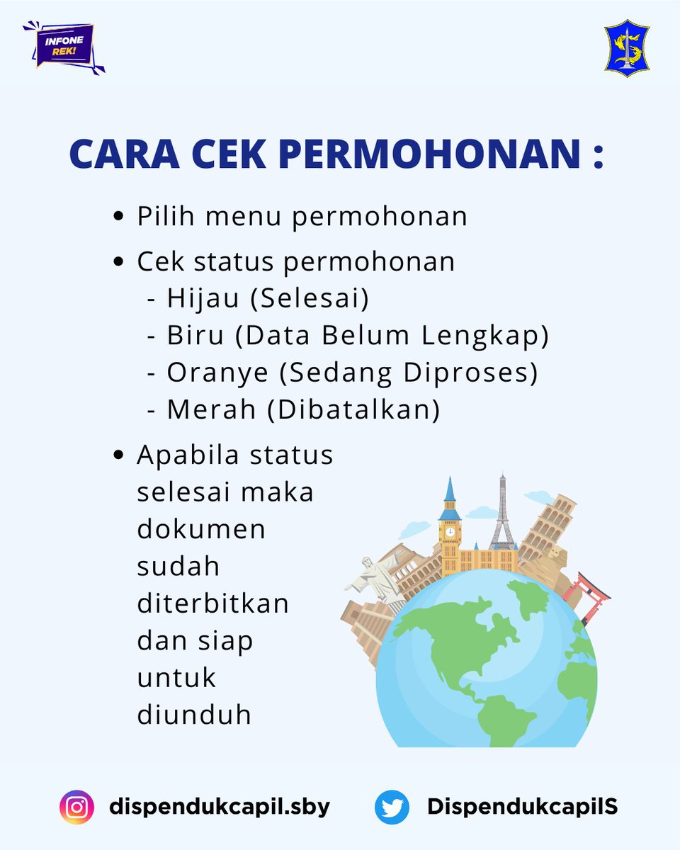 Halo Sobat Adminduk, miminduk mau memberikan informasi nih bagaimana pengurusan pengajuan Pindah Keluar dari Surabaya melalui Aplikasi KNG

Yuk cek postingannya bestieee

#dispendukcapilsurabaya #disdukcapilsby #surabaya #pindahkeluar #tutorialKNG #dispenduksby #gisa
