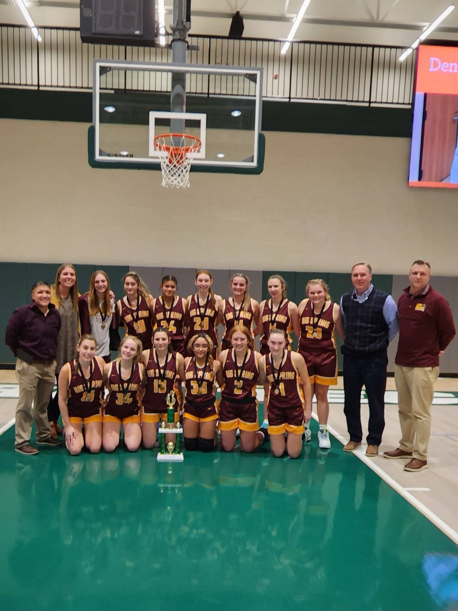 The Lady Bulldogs brought home some hardware tonight, winning the Spartan Holiday Tournament!  They took down York Tech in the Championship Game 52-30.  Nice work ladies!